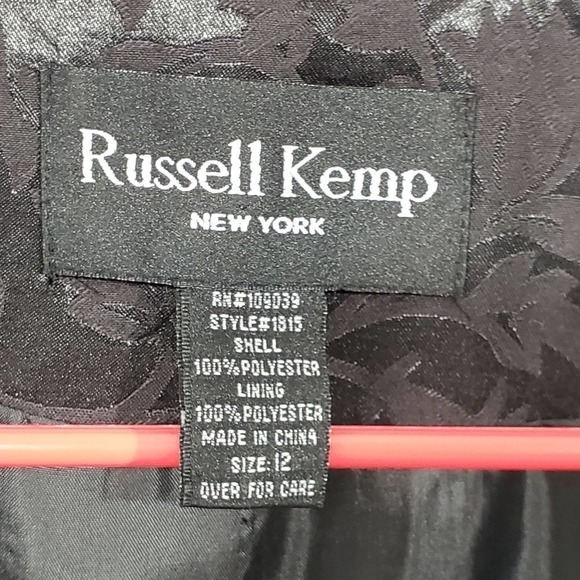 Russell Kemp Floral Printed Blazer Jacket Size 12 - Picture 5 of 5